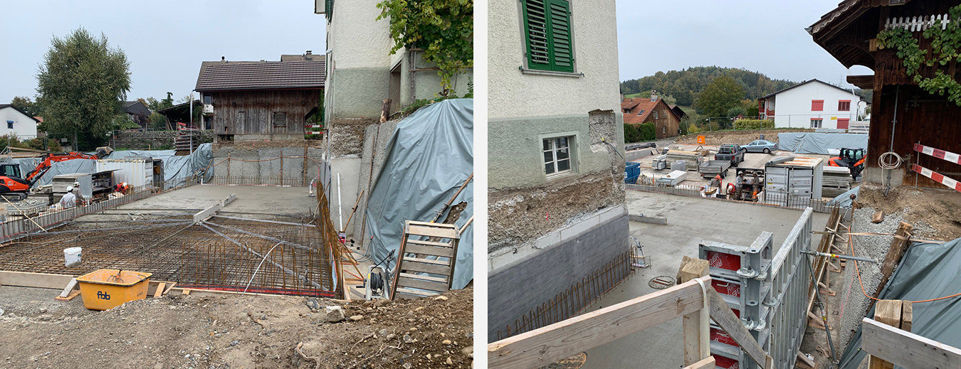 Projekte Um- und Anbau Haus in Seegräben ZH